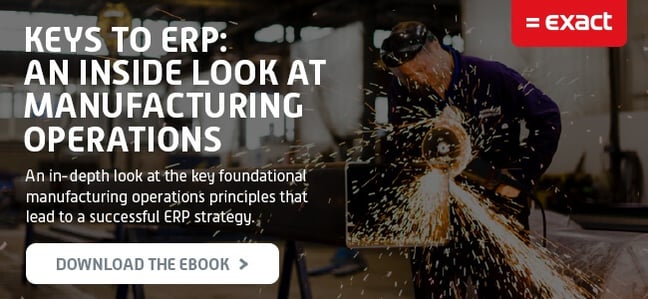 ERP and manufacturing operations