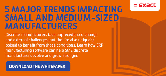 5 major trends impacting manufacturers